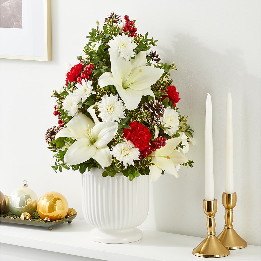 Festive Moments Tree –  Black Orchid Florist, Santa Ana CA