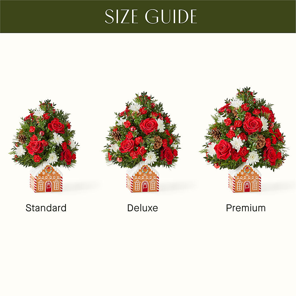 Spiced Gingerbread Tree –  Black Orchid Florist, Santa Ana CA