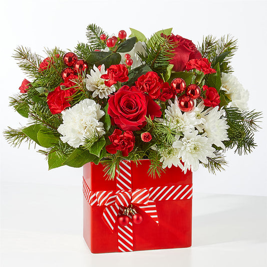 Presents Under the Tree Bouquet –  Black Orchid Florist, Santa Ana CA