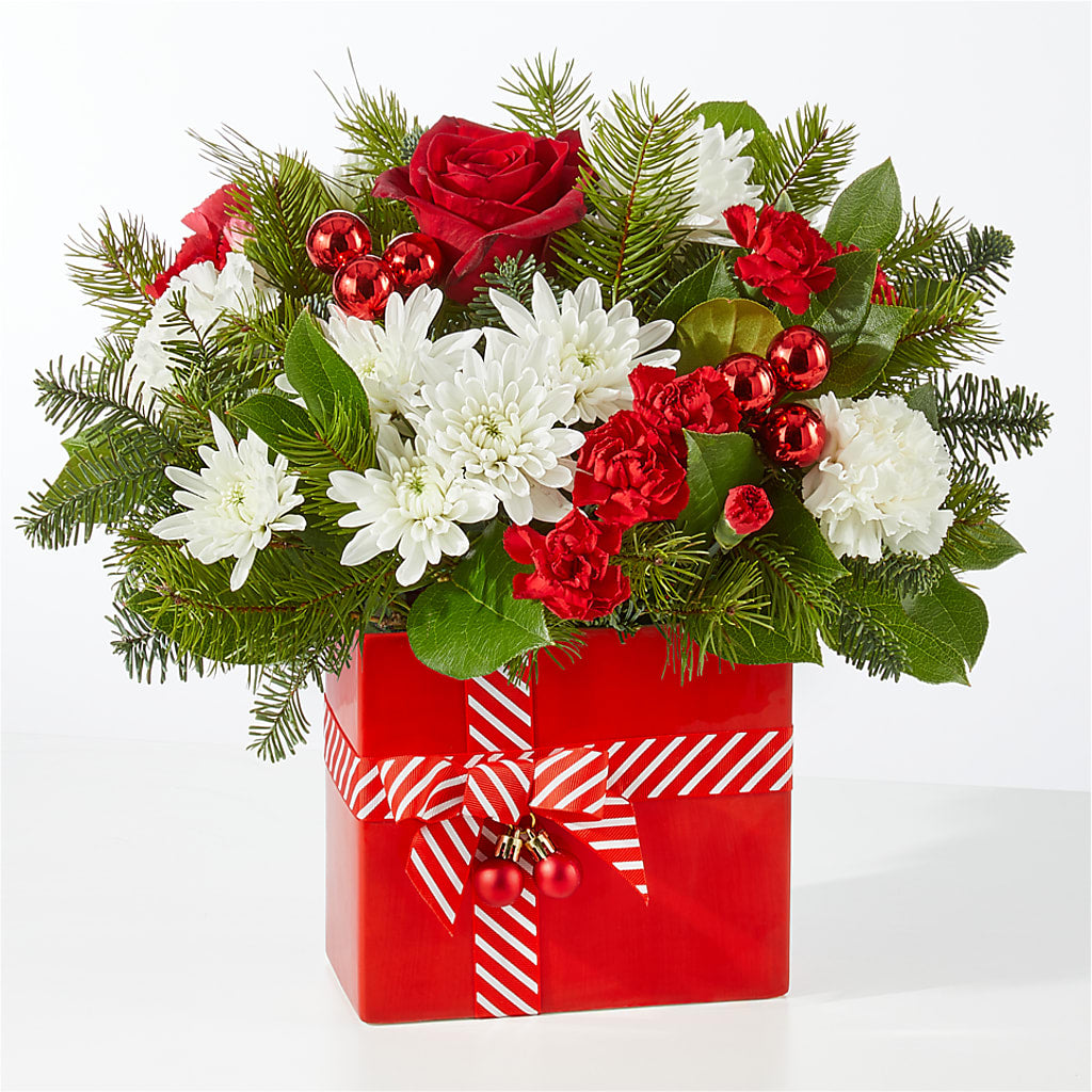 Presents Under the Tree Bouquet –  Black Orchid Florist, Santa Ana CA