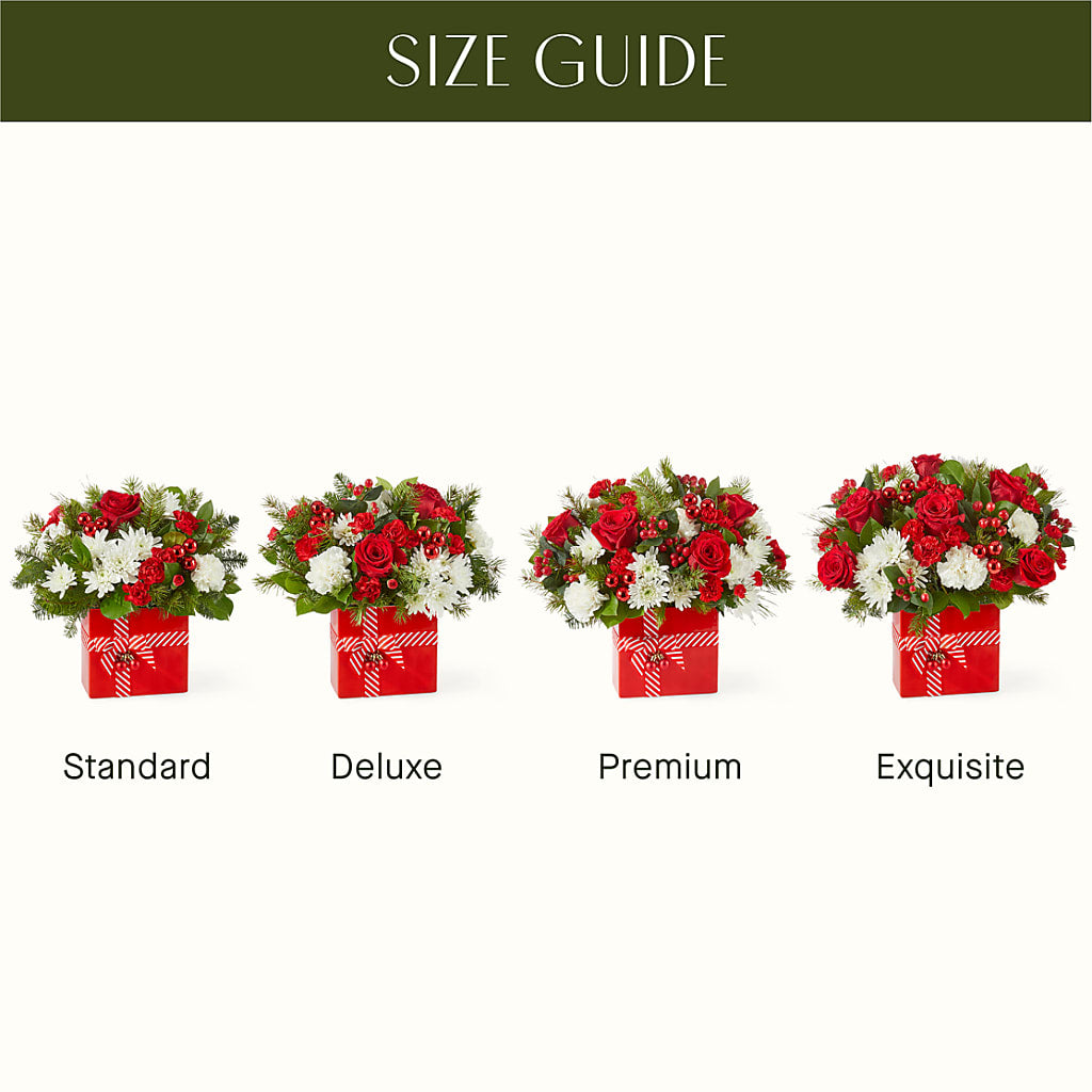 Presents Under the Tree Bouquet –  Black Orchid Florist, Santa Ana CA