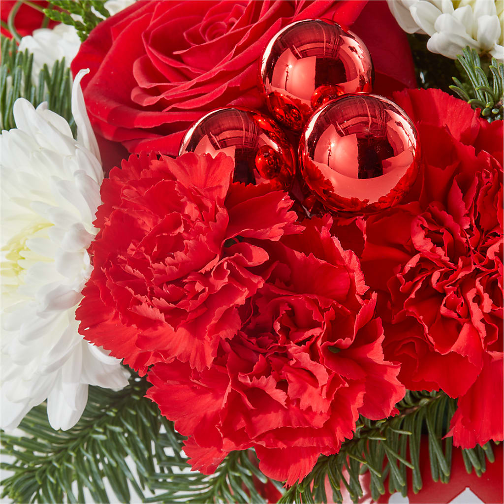 Cheer in the Air Ornament –  Black Orchid Florist, Santa Ana CA
