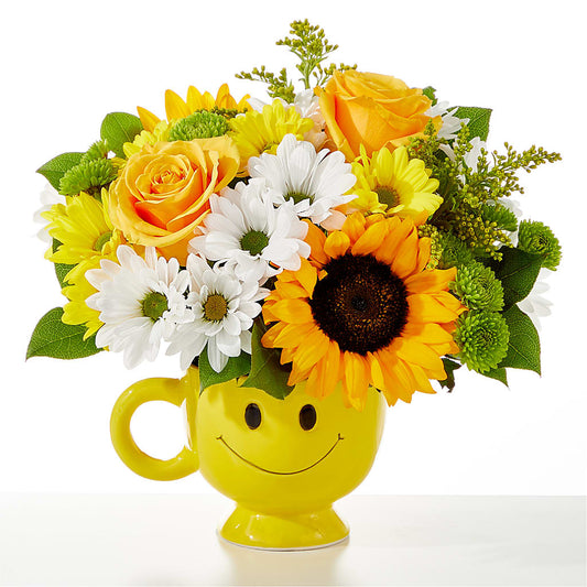 Be Happy Bouquet –  Black Orchid Florist, Santa Ana CA