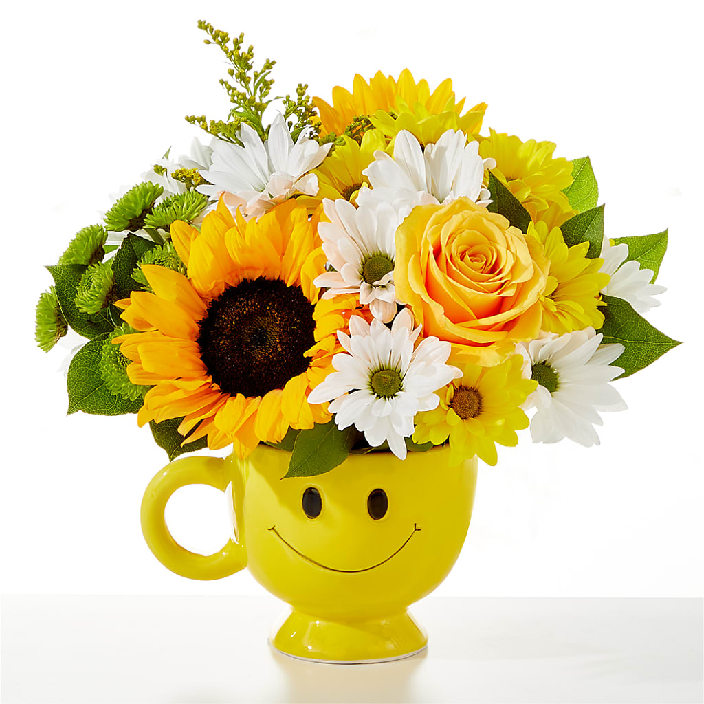 Be Happy Bouquet –  Black Orchid Florist, Santa Ana CA