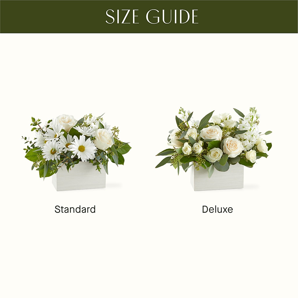 Fresh Linen Box Bouquet –  Black Orchid Florist, Santa Ana CA
