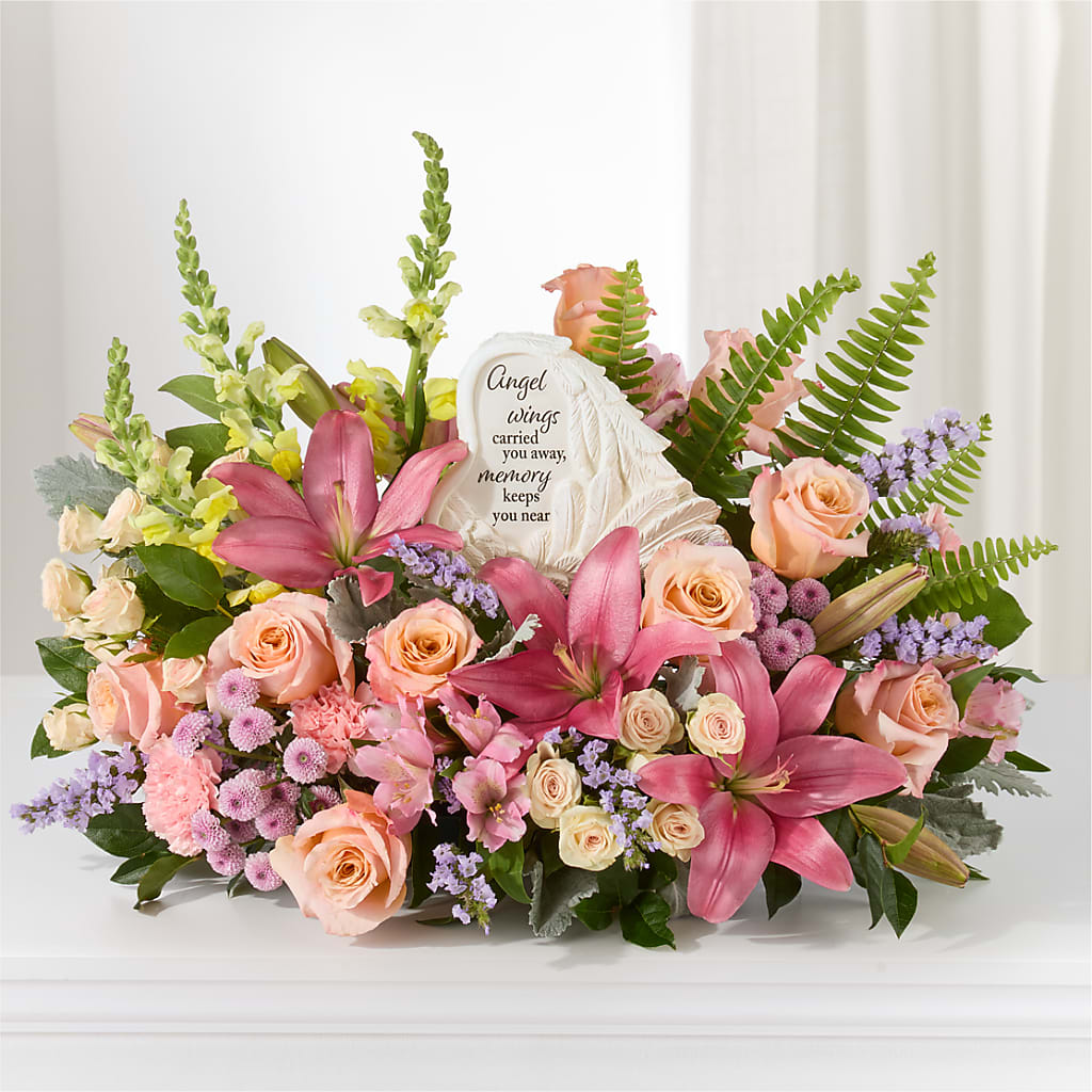 Gentle Light Arrangement –  Black Orchid Florist, Santa Ana CA