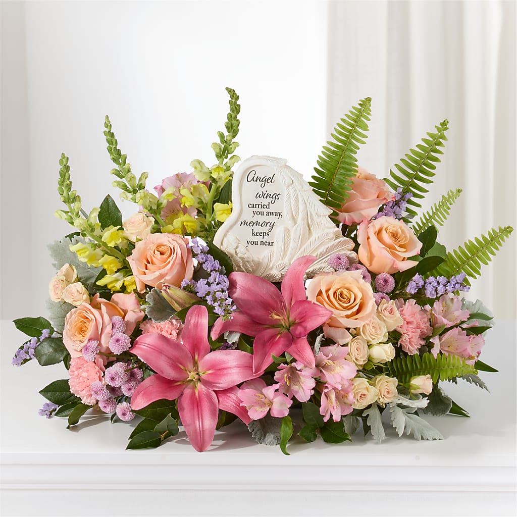 Gentle Light Arrangement –  Black Orchid Florist, Santa Ana CA