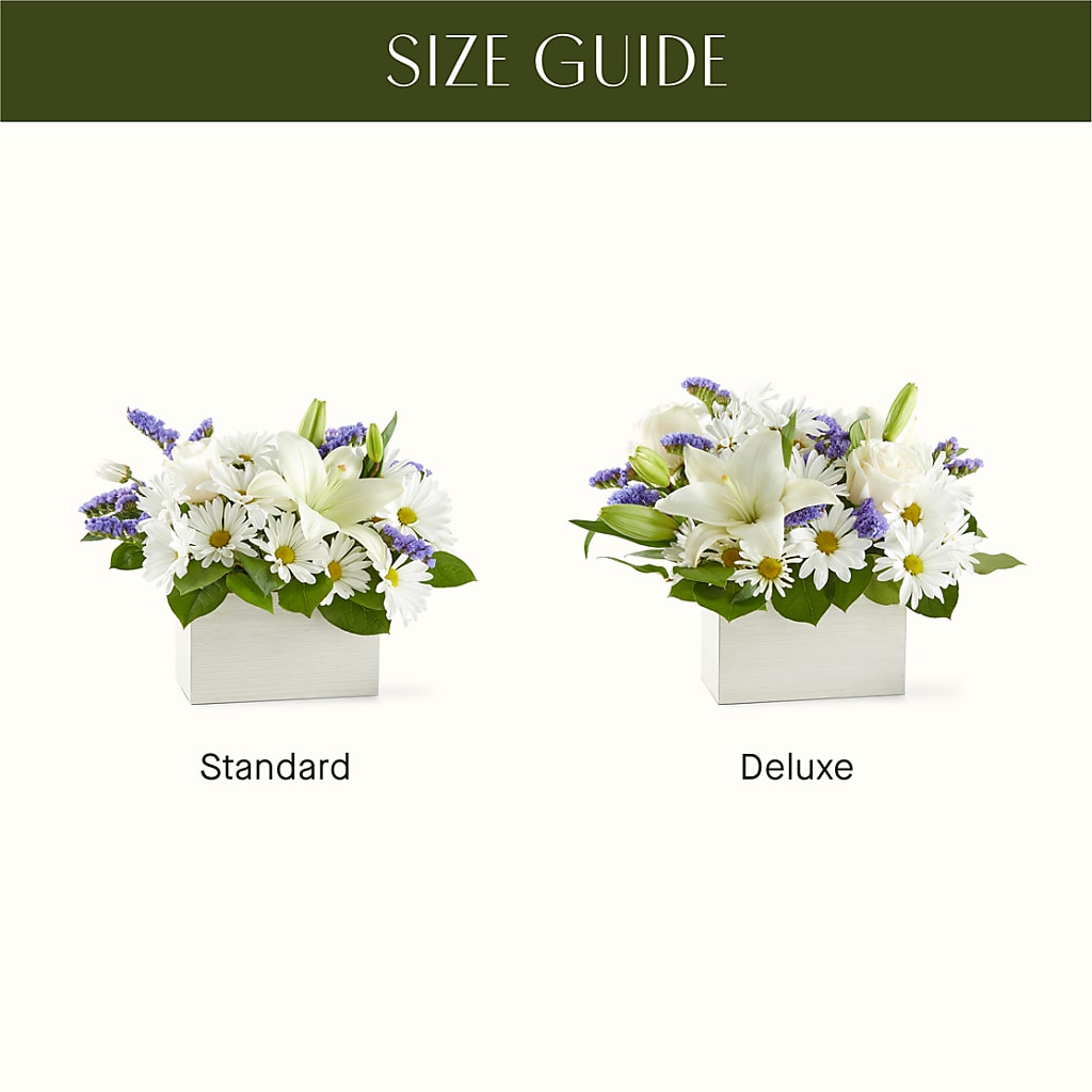 Beyond Blue Box Bouquet –  Black Orchid Florist, Santa Ana CA