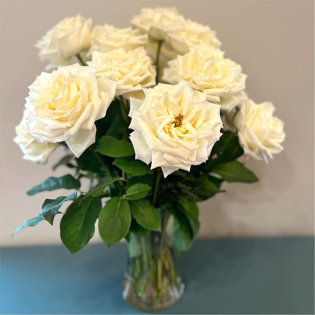 Long Stem Yellow Rose Bouquet –  Black Orchid Florist, Santa Ana CA