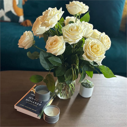 Long Stem Yellow Rose Bouquet –  Black Orchid Florist, Santa Ana CA