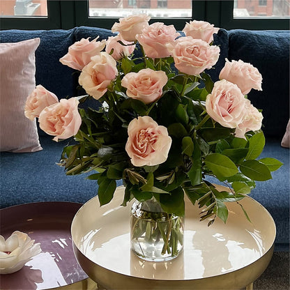 Long Stem Pink Rose Bouquet –  Black Orchid Florist, Santa Ana CA