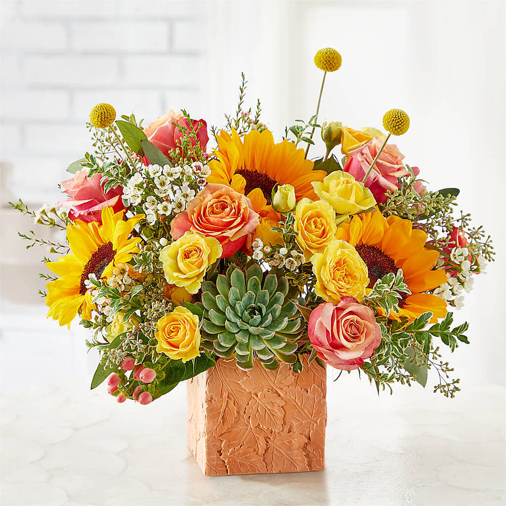 Sunflower Season Bouquet –  Black Orchid Florist, Santa Ana CA