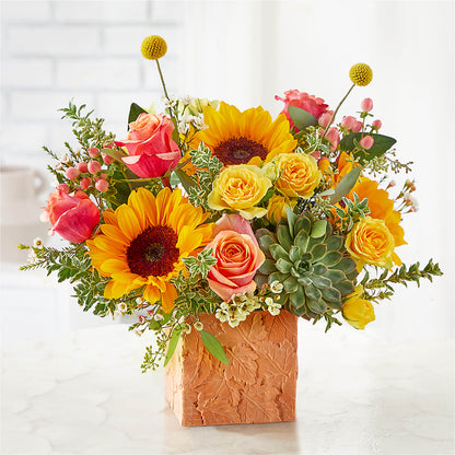Sunflower Season Bouquet –  Black Orchid Florist, Santa Ana CA