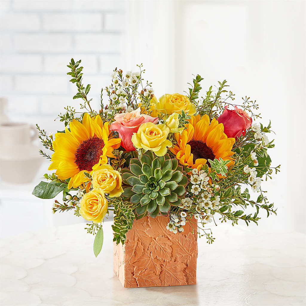 Sunflower Season Bouquet –  Black Orchid Florist, Santa Ana CA