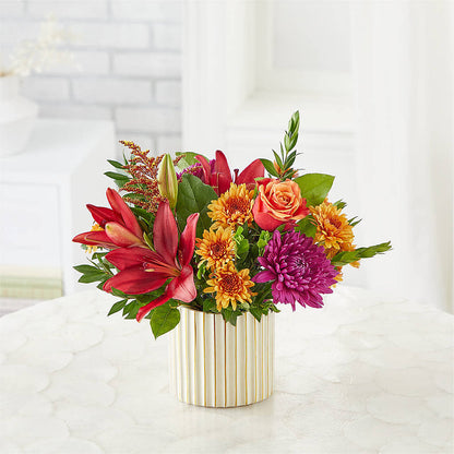 Burgundy Landscape Bouquet –  Black Orchid Florist, Santa Ana CA