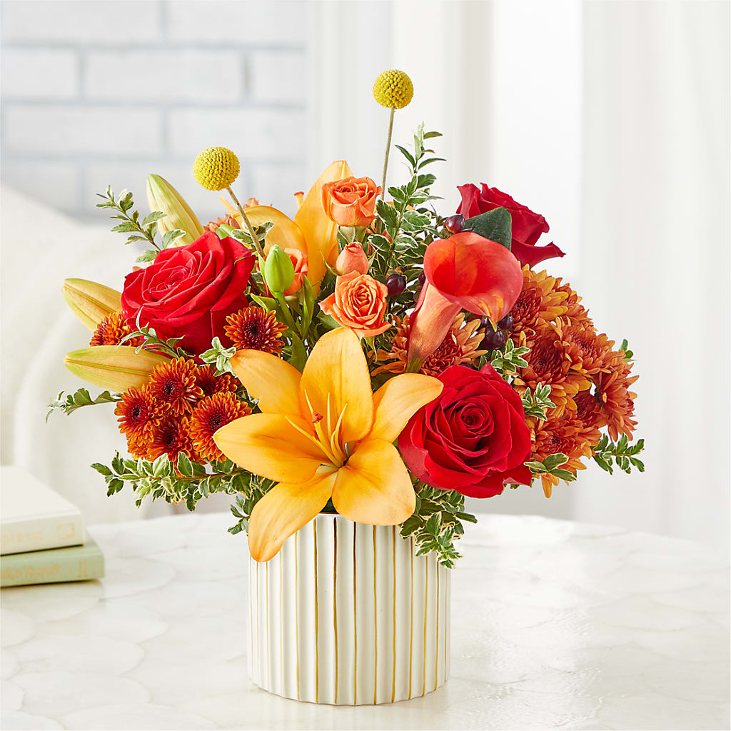 Scarlet Skies Bouquet –  Black Orchid Florist, Santa Ana CA
