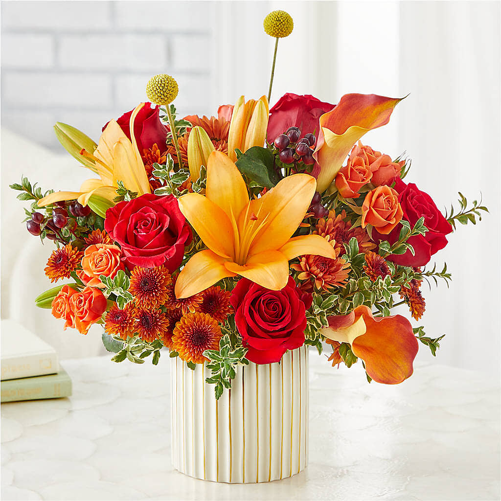 Scarlet Skies Bouquet –  Black Orchid Florist, Santa Ana CA