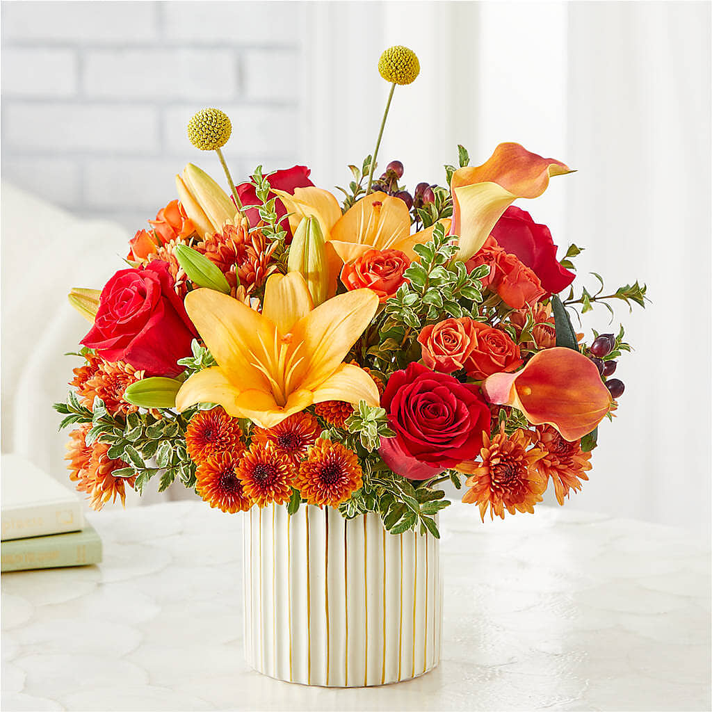 Scarlet Skies Bouquet –  Black Orchid Florist, Santa Ana CA