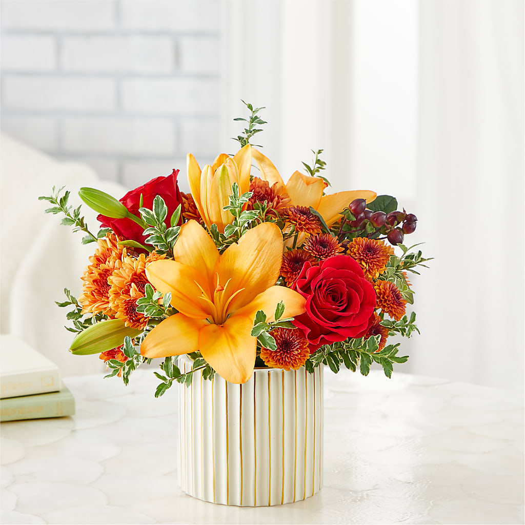Scarlet Skies Bouquet –  Black Orchid Florist, Santa Ana CA