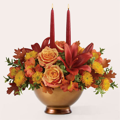 Harvest Table Centerpiece –  Black Orchid Florist, Santa Ana CA