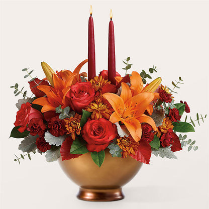 Fruits of Fall Centerpiece –  Black Orchid Florist, Santa Ana CA
