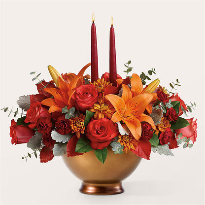 Fruits of Fall Centerpiece –  Black Orchid Florist, Santa Ana CA