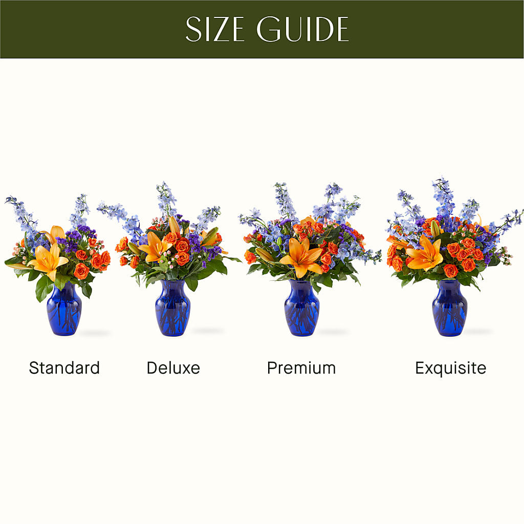 Radiant Citrus Bouquet –  Black Orchid Florist, Santa Ana CA