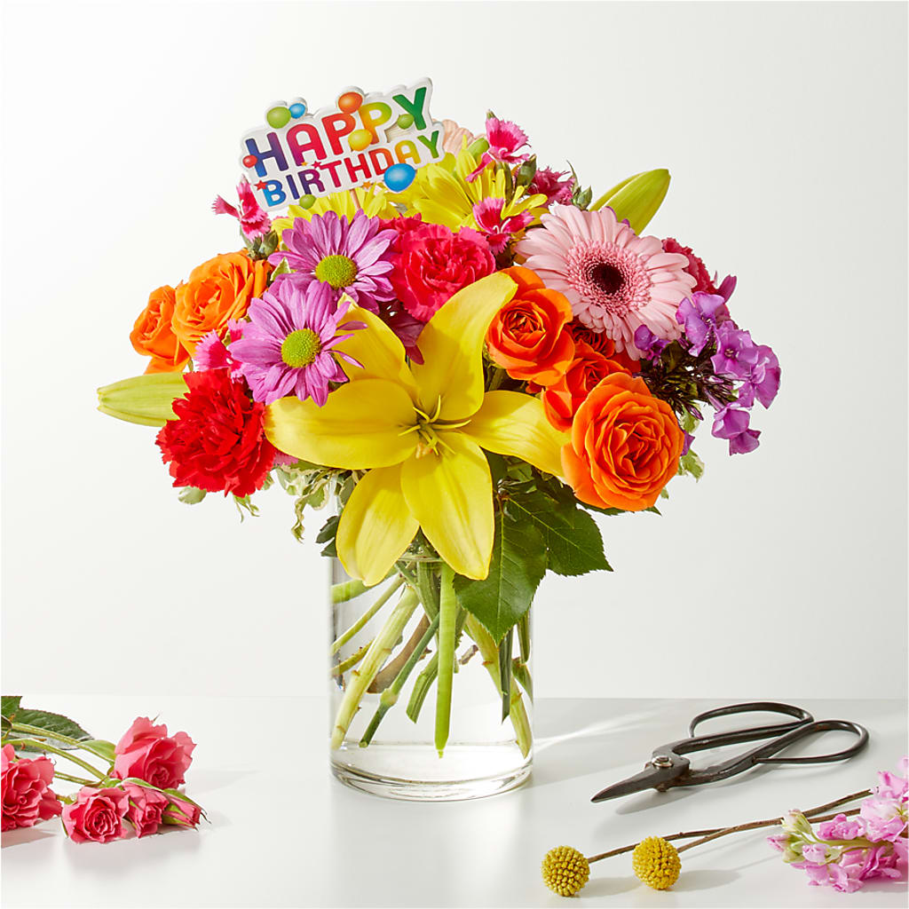 Cue the Confetti - A Florist Original –  Black Orchid Florist, Santa Ana CA