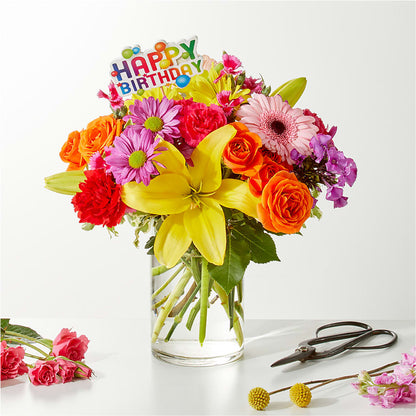 Cue the Confetti - A Florist Original –  Black Orchid Florist, Santa Ana CA