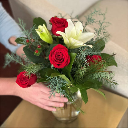 Glittering Lights Bouquet –  Black Orchid Florist, Santa Ana CA