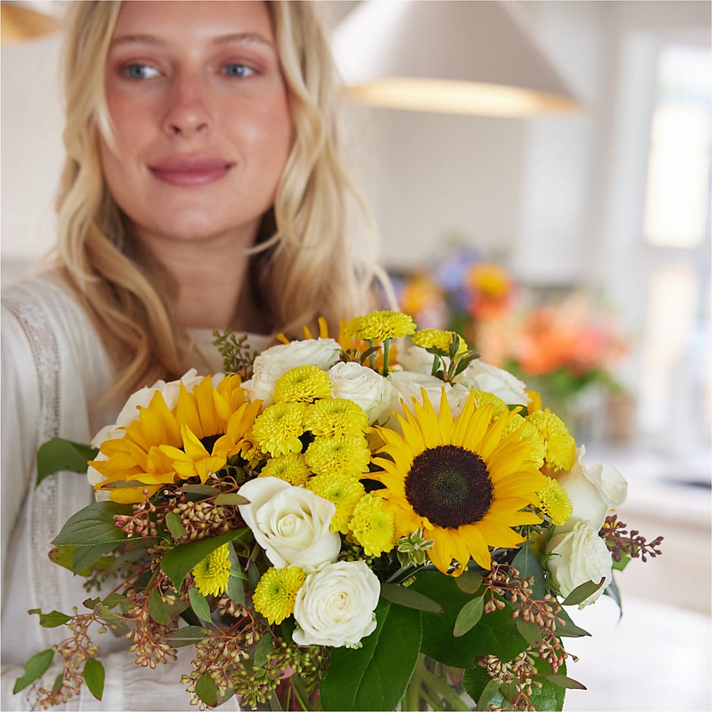 Luminous Morning Bouquet –  Black Orchid Florist, Santa Ana CA