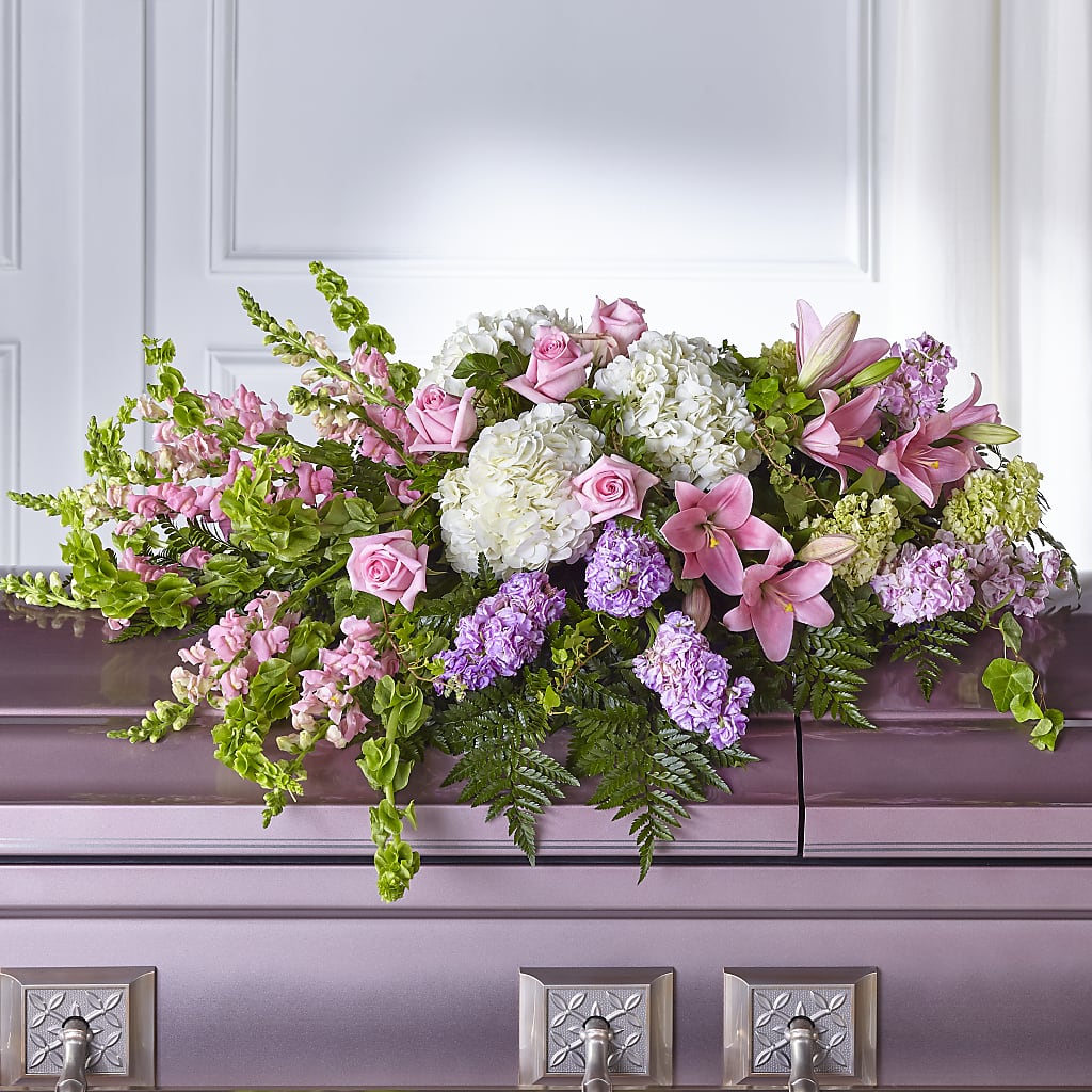 Life's Gratitude Casket Spray –  Black Orchid Florist, Santa Ana CA