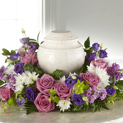 Blooming Sympathy Cremation Adornment –  Black Orchid Florist, Santa Ana CA