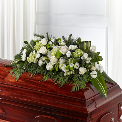Hopeful Gesture Casket Spray –  Black Orchid Florist, Santa Ana CA