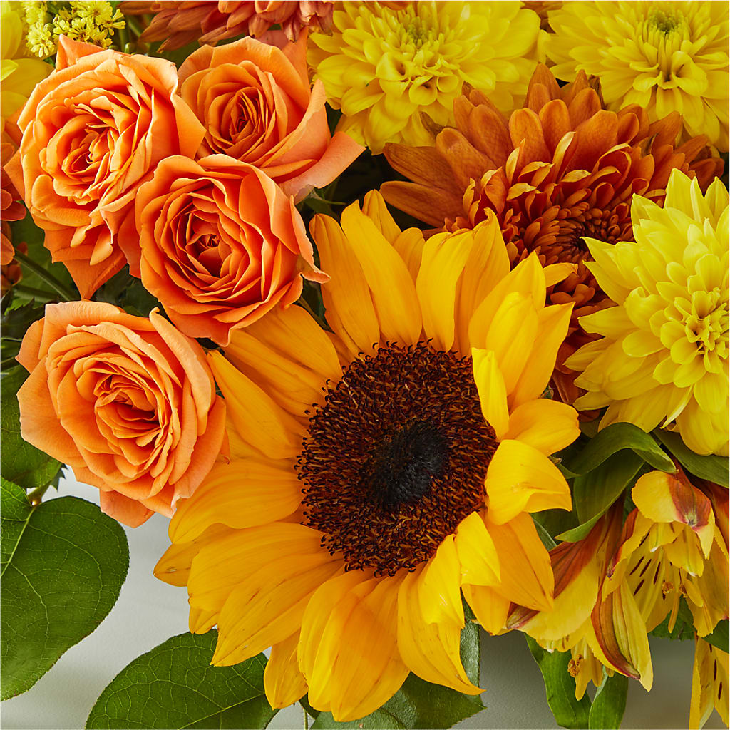 Autumn Harmony Centerpiece –  Black Orchid Florist, Santa Ana CA