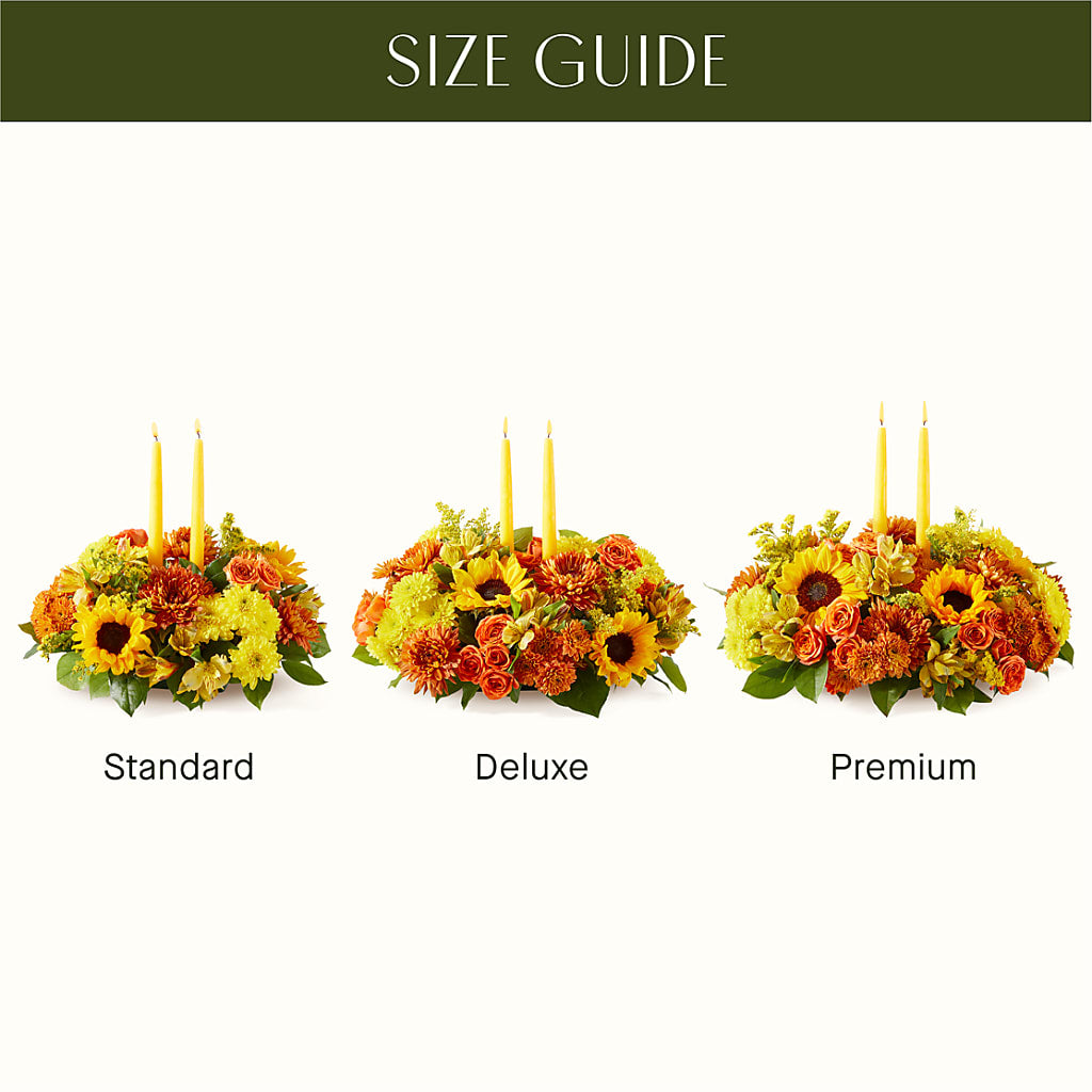 Autumn Harmony Centerpiece –  Black Orchid Florist, Santa Ana CA