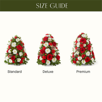 Let It Snow Tree –  Black Orchid Florist, Santa Ana CA