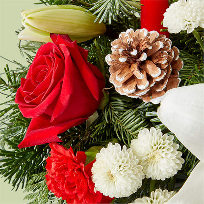 Seasonal Festivities Centerpiece –  Black Orchid Florist, Santa Ana CA