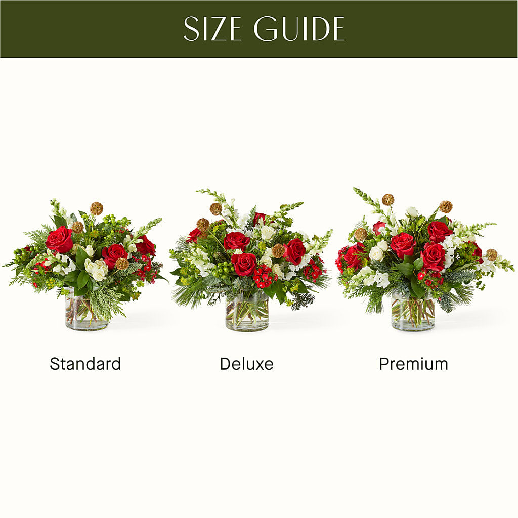 Deck the Halls Bouquet –  Black Orchid Florist, Santa Ana CA