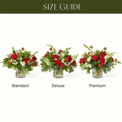 Deck the Halls Bouquet –  Black Orchid Florist, Santa Ana CA