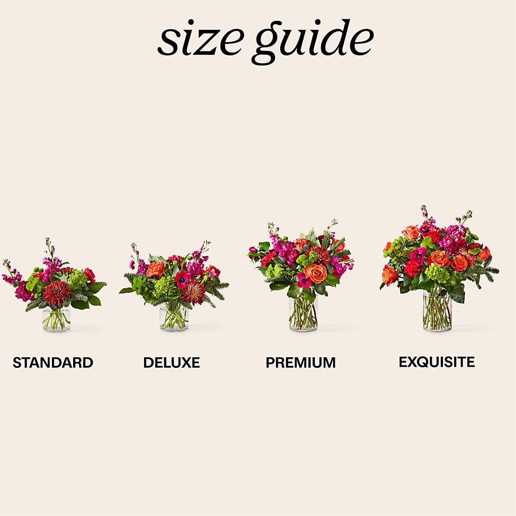 All the Tinsel Bouquet –  Black Orchid Florist, Santa Ana CA