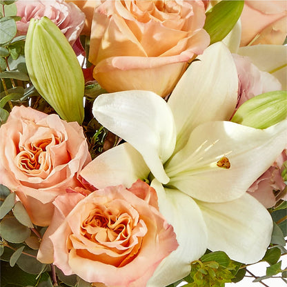Grapefruit Splash Bouquet –  Black Orchid Florist, Santa Ana CA