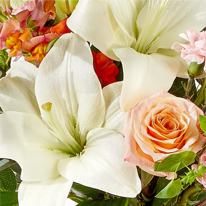 Grapefruit Splash Bouquet –  Black Orchid Florist, Santa Ana CA