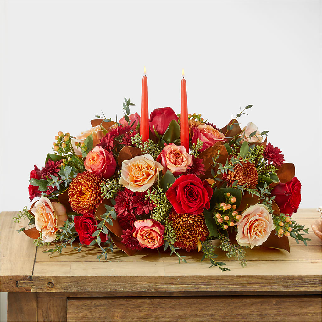 Gather Near Centerpiece –  Black Orchid Florist, Santa Ana CA