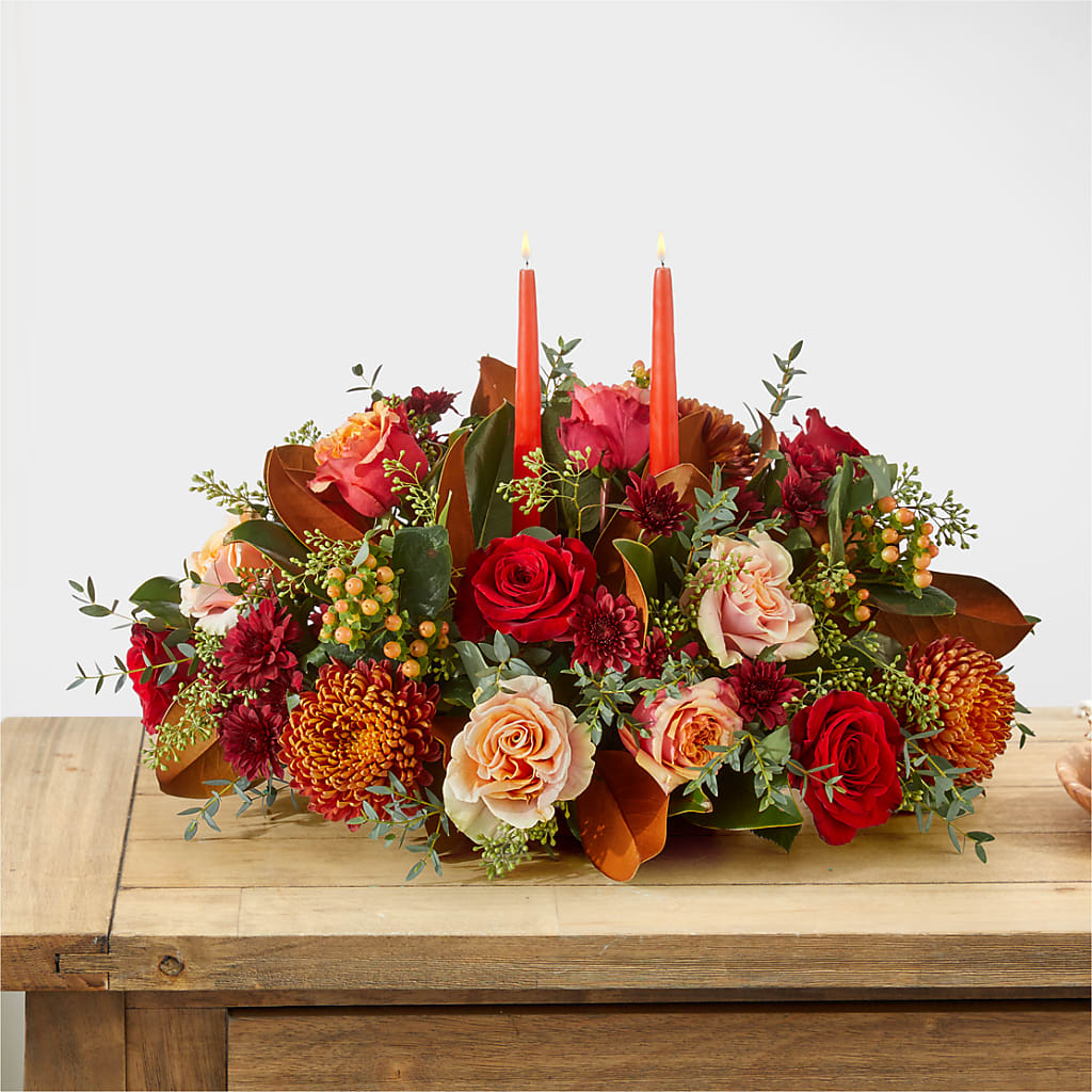 Gather Near Centerpiece –  Black Orchid Florist, Santa Ana CA