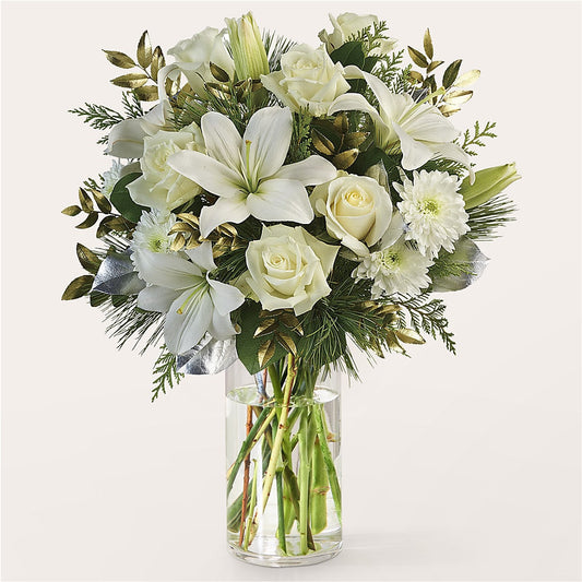 Wintry Mix Bouquet –  Black Orchid Florist, Santa Ana CA