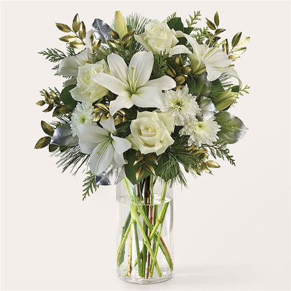 Wintry Mix Bouquet –  Black Orchid Florist, Santa Ana CA