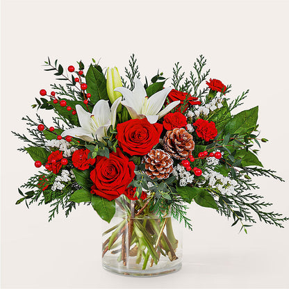 Best in Snow Bouquet –  Black Orchid Florist, Santa Ana CA