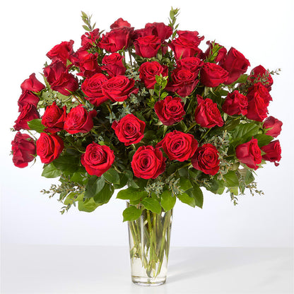 Forever Yours Fifty Stem Red Rose Bouquet –  Black Orchid Florist, Santa Ana CA