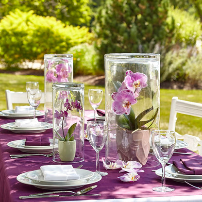 Dramatic Garden Centerpiece –  Black Orchid Florist, Santa Ana CA